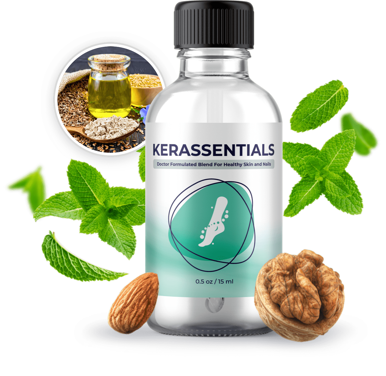 Kerassentials: Natural blend for healthy skin and nails.