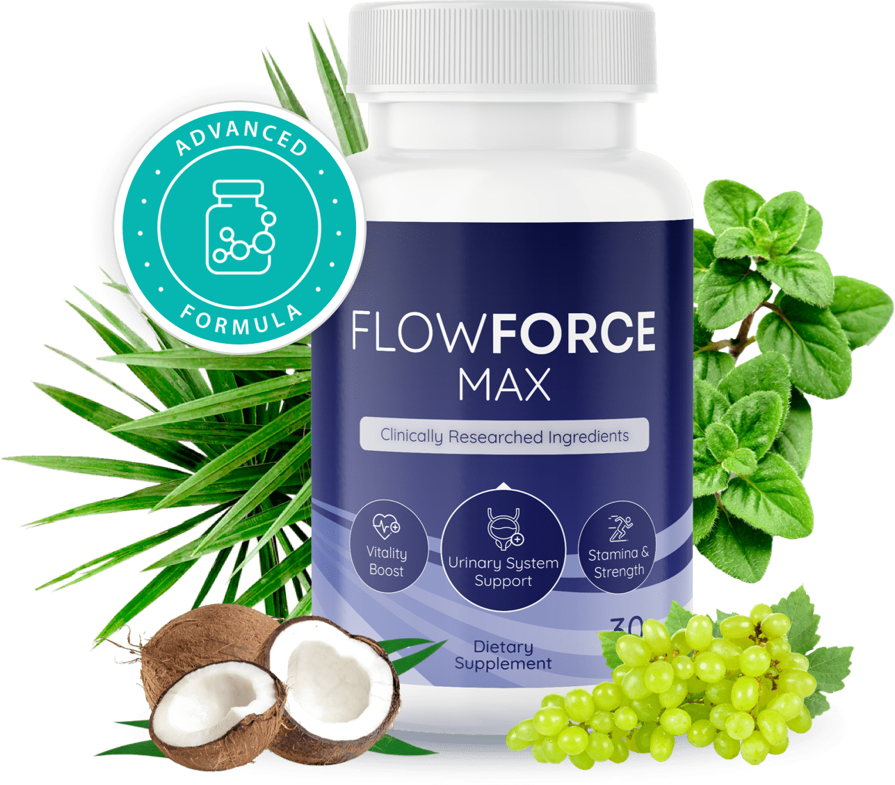 Flowforce Max supplement for enhanced male performance and libido