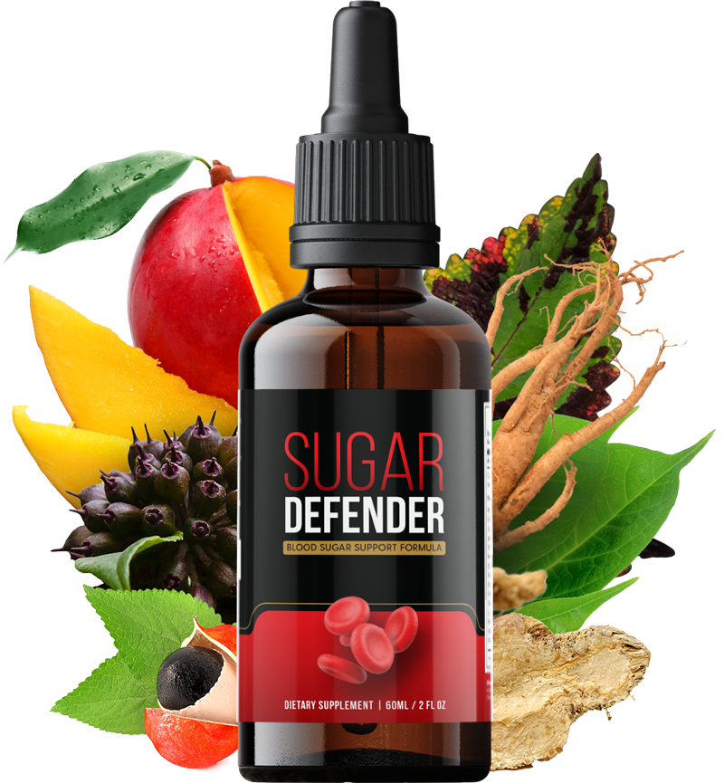 Sugar Defender supplement bottle for blood sugar support